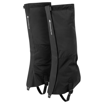 Black Montane Cetus Waterproof Gaiters Front