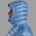 Cornflower Montane Women's Anti-Freeze Hooded Down Jacket Model 5
