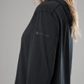 Black Montane Women's Alhena Merino Blend Hoodie Model 4