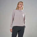 Oyster Montane Women's Alhena Merino Blend Hoodie Model 2 FALHOOYS