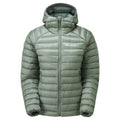 Pale Sage Montane Women's Anti-Freeze Hooded Down Jacket Front