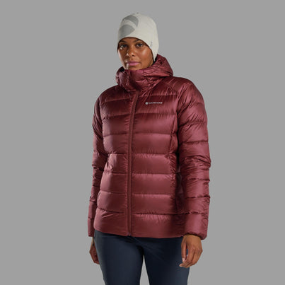 Sumac Montane Women's Anti-Freeze XT Hooded Down Jacket Front FAXTHSUM