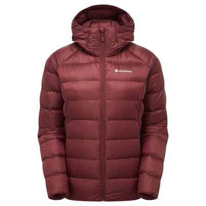 Sumac Montane Women's Anti-Freeze XT Hooded Down Jacket Front FAXTHSUM