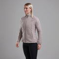 Oyster Montane Women's Caldus Fleece Jacket Model Front