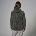 Moss Montane Women's Caldus XT 2.0 Hooded Fleece Jacket Model Back FCXTHMOS