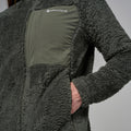 Moss Montane Women's Caldus XT 2.0 Hooded Fleece Jacket Model 6 FCXTHMOS