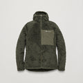Moss Montane Women's Caldus XT 2.0 Hooded Fleece Jacket Front FCXTHMOS
