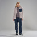 Oyster Montane Women's Caldus XT 2.0 Hooded Fleece Jacket Model 3 FCXTHOYS
