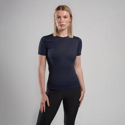 Eclipse Blue Montane Women's Dart Lite T-Shirt Front
