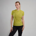 Citrus Spring Montane Women's Dart Nano Zip T-Shirt Model Front