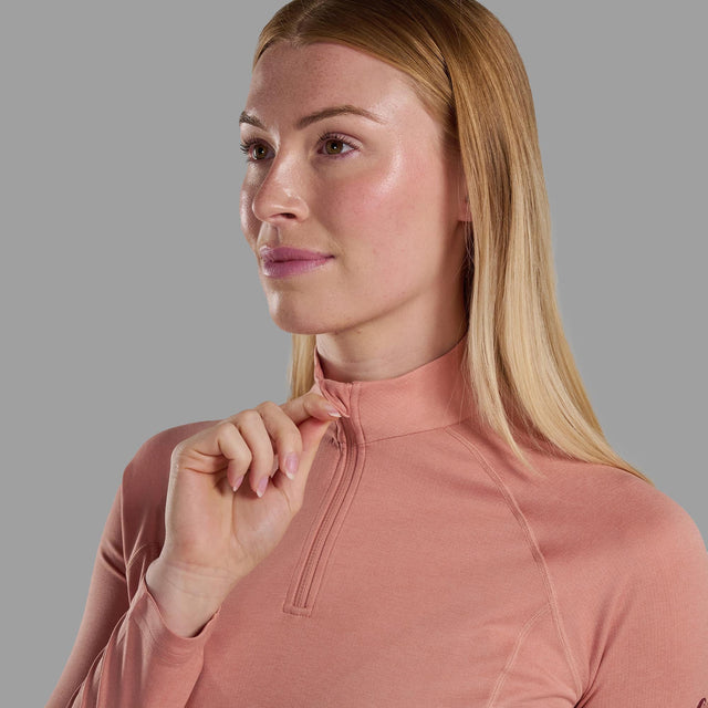 Montane Damen Dart Zip Neck T-Shirt - AW26