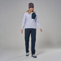Lilac Haze Montane Women's Dura Hooded Fleece Jacket Model 3 FDURHLIL