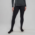 Black Montane Women's Dart XT Thermal Long Janes Model Front