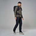 Moss Montane Women's Dura XT Hooded Fleece Jacket Model 3 FDXTHMOS