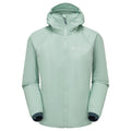 Sea Mist Montane Women's Fortes Lite Hooded Insulated Jacket Front