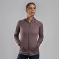 Moonscape Montane Women's Fury Lite Hooded Fleece Jacket Model 3