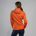 Tigerlily Montane Women's Fury Lite Hooded Fleece Jacket Model Back