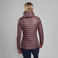 Moonscape Montane Women's Icarus Lite Hooded Jacket Model Back