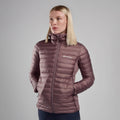 Moonscape Montane Women's Icarus Lite Hooded Jacket Model 3