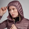 Moonscape Montane Women's Icarus Lite Hooded Jacket Model 5