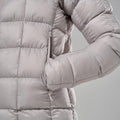 Oyster Montane Women's Icarus 3.0 Hooded Insulated Jacket Model 5 FIHOOOYS