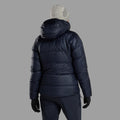 Eclipse Blue Montane Women's Kamen XT Hooded Down Jacket Model Back