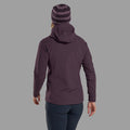 Mulberry Montane Women's Khamsin Hooded Softshell Jacket Model Back