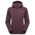 Mulberry Montane Women's Khamsin Hooded Softshell Jacket Front