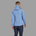 Cornflower Montane Women's Minimus Lite Waterproof Jacket Model Back