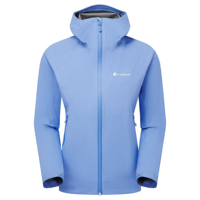 Cornflower Montane Women's Minimus Lite Waterproof Jacket Front