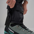 Black Montane Women's Mossa XT Softshell Pants Model 9 FMXPRBLA