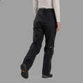 Black Montane Women's Phase Waterproof Pants Model Back
