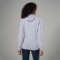 Lilac Haze Montane Women's Protium Lite Hooded Fleece Jacket Model Back