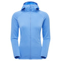 Cornflower Montane Women's Protium Hooded Fleece Jacket Front