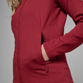 Dark Maple Montane Women's Protium Hooded Fleece Jacket Model 5 FPRHODAM