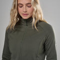 Moss Montane Women's Protium Fleece Jacket Model 4 FPRMJMOS