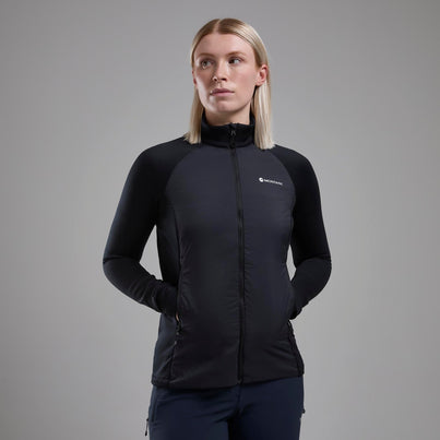 Black Montane Women's Sirocco Lite Insulated Jacket Front