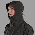Midnight Grey Montane Women's Spirit Long Waterproof Jacket Model 5
