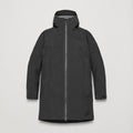 Midnight Grey Montane Women's Spirit Long Waterproof Jacket Front FSLOJMNG