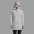 Powder Montane Women's Spirit Long Waterproof Jacket Model Back
