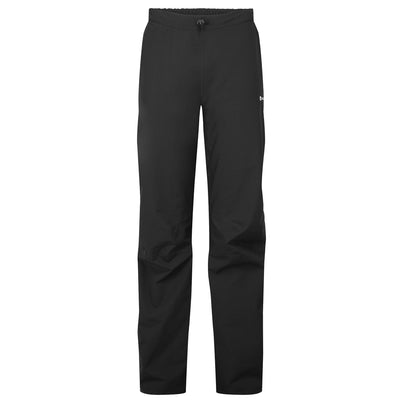 Black Montane Women's Solution Waterproof Pants Front