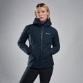 Eclipse Blue Montane Women's Spirit Lite Waterproof Jacket Model 3