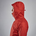 Saffron Red Montane Women's Spirit Lite Waterproof Jacket Model 6