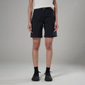 Black Montane Women's Tenacity Softshell Shorts Model Front