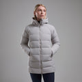 Oyster Montane Women's Tundra Hooded Down Jacket Model 4