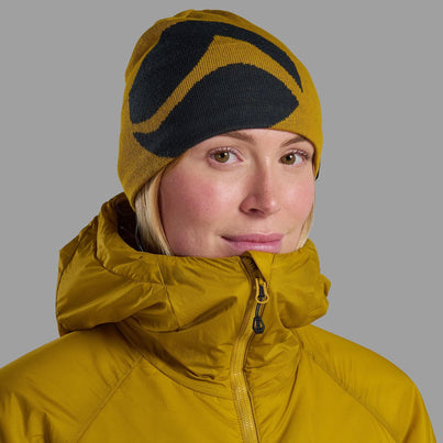 Ginkgo Gold Montane Jango Roundel Beanie Front