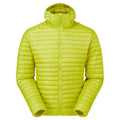 Citrus Spring Montane Men's Alpine 850 Nano Hooded Down Jacket Front