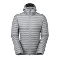 Pebble Blue Montane Men's Anti-Freeze Lite Hooded Down Jacket Front