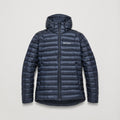 Eclipse Blue Montane Men's Anti-Freeze Hooded Down Jacket Front MAFZHECL