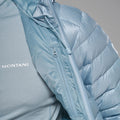 Frost Blue Montane Men's Anti Freeze Hooded Down Jacket Model 7 MAFZHFRO